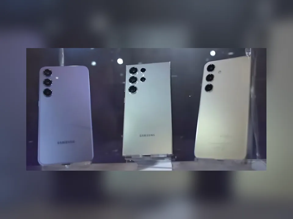 Téléphone représentatif de la marque Samsung
